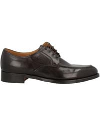 Calpierre - Dark Lace-Up Shoes Leather - Lyst