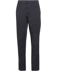 Gas - Charcoal Pants Cotton, Elastane - Lyst