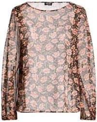 Liu Jo - Top Polyester, Metallic Fiber - Lyst