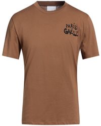Gaelle Paris - Camel T-Shirt Cotton - Lyst