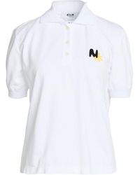 MSGM - Polo Shirt Cotton - Lyst