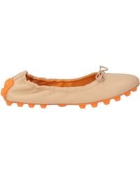 Tod's - Ballet Flats Leather - Lyst