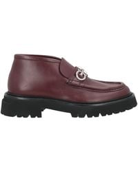 Ferragamo - Plum Ankle Boots Calfskin - Lyst