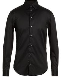 Emporio Armani - Shirt Cotton, Elastolefin - Lyst