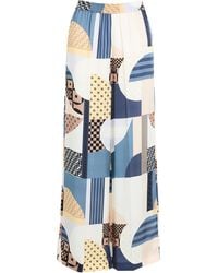 Fendi - Pants Silk - Lyst