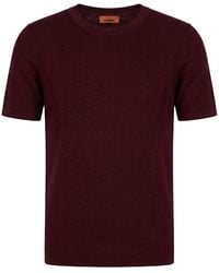 Missoni - Burgundy Sweater Cotton, Viscose - Lyst