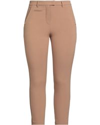 SEVENTY VENEZIA - Camel Pants Polyester, Virgin Wool, Elastane - Lyst