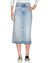 Calvin Klein Falda vaquera - Azul