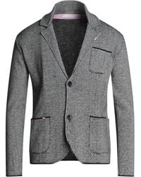 Grey Daniele Alessandrini - Blazer - Lyst