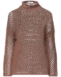 Pullover Cachemire Agnona en coloris Rose Femme Vêtements Sweats et pull overs Sweats et pull-overs 