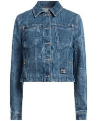 Versace Jeans Couture - Manteau en jean - Lyst
