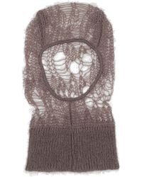 Rick Owens - Khaki Hat Polyamide, Mohair Wool, Wool - Lyst