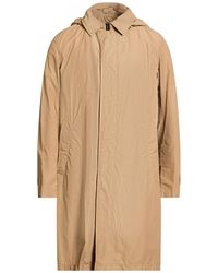 Herno - Sand Overcoat & Trench Coat Polyamide, Cotton, Polyester - Lyst