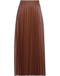 Soallure - Maxi Skirt Polyurethane, Viscose, Polyester - Lyst