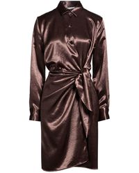 Caliban - Dark Mini Dress Polyester - Lyst