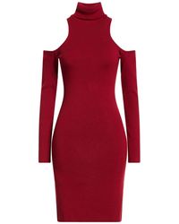 Akep - Brick Midi Dress Lyocell, Wool, Elastane - Lyst