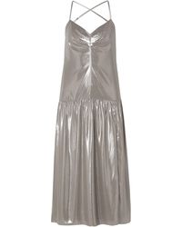 Michelle Mason Long Dress - Grey