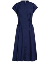 European Culture - Midi Dress Cotton - Lyst