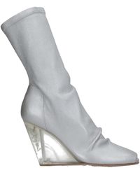 Rick Owens Bottines - Métallisé
