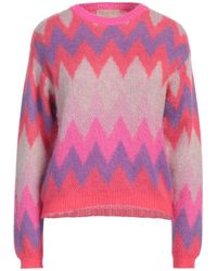 Kaos - Fuchsia Sweater Acrylic, Mohair Wool, Polyamide - Lyst