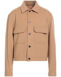 Hogan - Camel Jacket Wool, Polyamide - Lyst