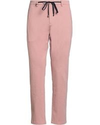 DISTRETTO 12 - Antique Rose Pants Cotton, Polyamide, Elastane - Lyst