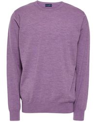 Peter Millar - Mauve Sweater Merino Wool, Polyester - Lyst