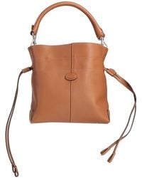 Tod's - Camel Handbag Leather - Lyst
