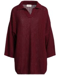 ViCOLO - Burgundy Sweater Viscose, Polyamide, Wool, Cashmere - Lyst