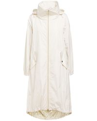 Herno - Ivory Overcoat & Trench Coat Polyester - Lyst