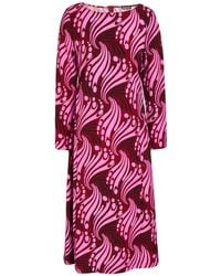 Maliparmi - Midi Dress Polyester, Elastane - Lyst