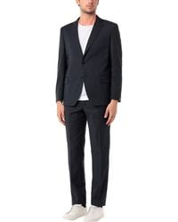 Paoloni - Midnight Suit Viscose, Polyester, Virgin Wool, Elastane - Lyst