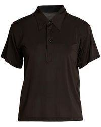 Maison Margiela - Dark Polo Shirt Viscose, Elastane - Lyst