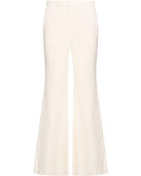 Etro - Ivory Pants Viscose, Elastane - Lyst