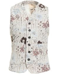Messagerie - Ivory Tailored Vest Linen, Viscose, Elastane - Lyst