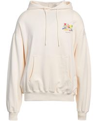 Drole de Monsieur - Cream Sweatshirt Cotton - Lyst