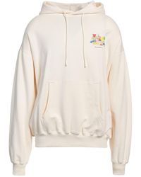 Drole de Monsieur - Cream Sweatshirt Cotton - Lyst