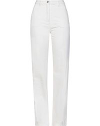 Patrizia Pepe - Ivory Jeans Cotton - Lyst