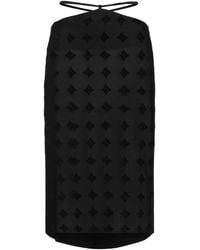 MISBHV - Velvet Viscose Polyester Pencil Skirt - Lyst