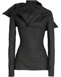 Rick Owens - Top Cotton, Elastomultiester, Rubber - Lyst
