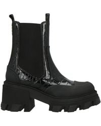 Ganni - Ankle Boots Synthetic Material - Lyst