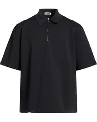 Jil Sander - Midnight Polo Shirt Polyester - Lyst