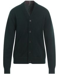 Paul Smith - Dark Cardigan Merino Wool - Lyst