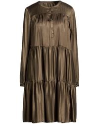 Robert Friedman - Military Mini Dress Viscose - Lyst
