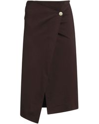 Suoli - Midi Skirt Viscose, Polyamide, Elastane - Lyst