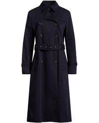Department 5 - Overcoat & Trench Coat Cotton, Elastane - Lyst