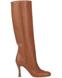 Sergio Rossi - Tan Boot Leather - Lyst