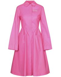 Palm Angels Lange Jacke - Pink