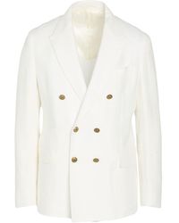 Eleventy - Platinum Blazer Linen - Lyst