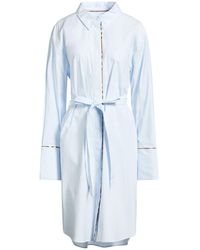 Burberry - Midi Dress Cotton, Elastane - Lyst
